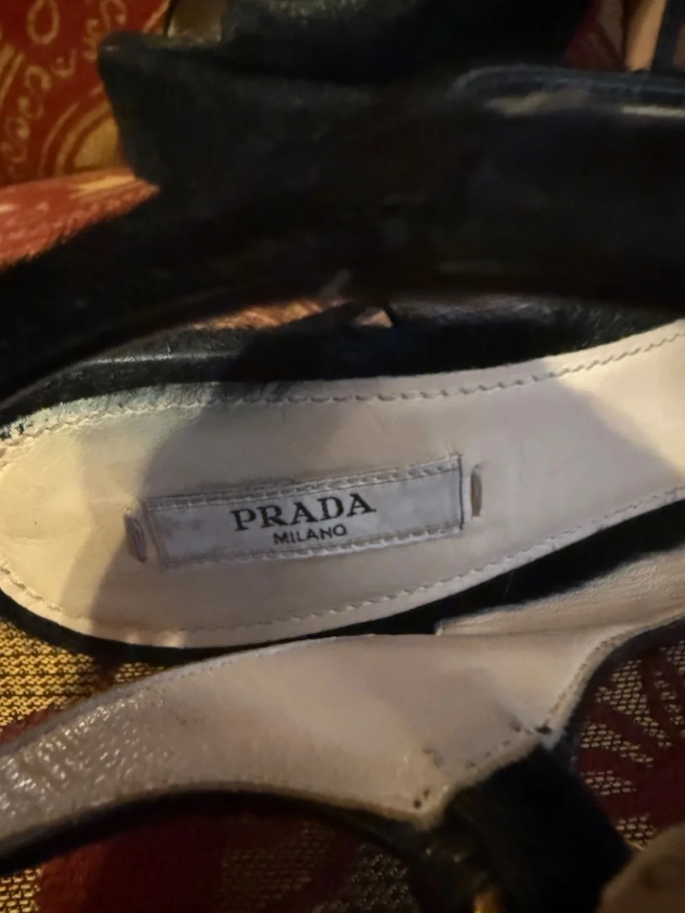 High heal Prada shoes